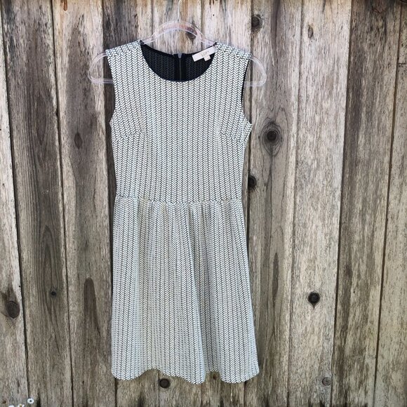 Ann Taylor LOFT Sleeveless Dress A-Line Dress Size 0 - Picture 3 of 9